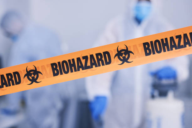 Professional Blood Cleanup technician working in Sherwood, WI